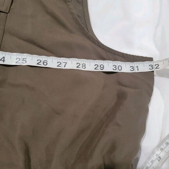 Old Navy Womens Button Up Shirt Dress Size‎ 4X Olive Green Minimalist - Picture 7 of 7